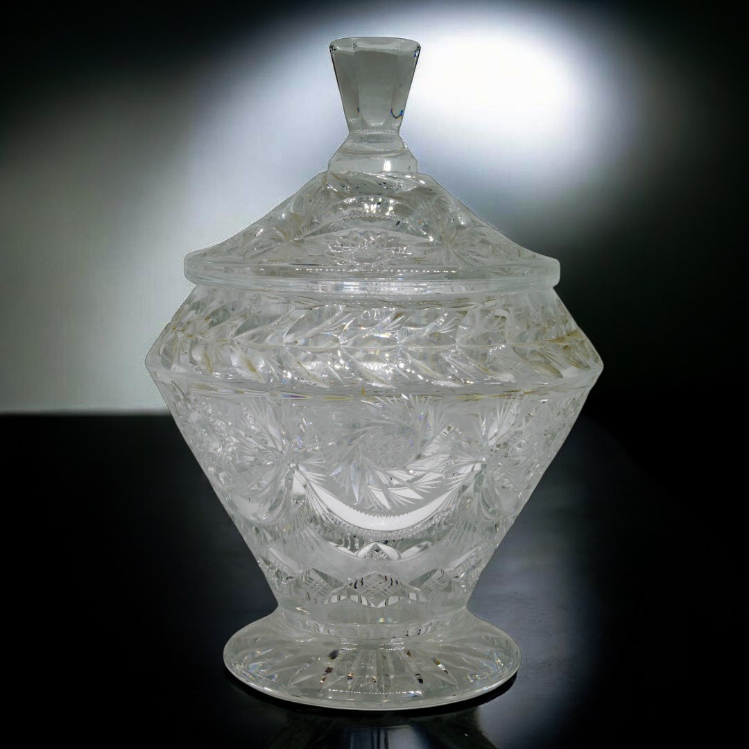  Bowl da Macedonia In Cristallo Di Boemia - Italia Anni 30